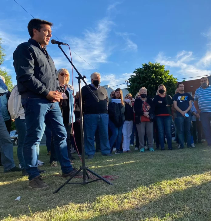 Rojas en el homenaje a militantes peronistas