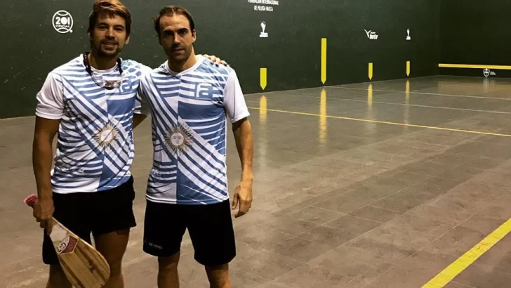 Dos para triunfar: Joseba Bilbao junto a Facundo Andreasen campeones en Chile
