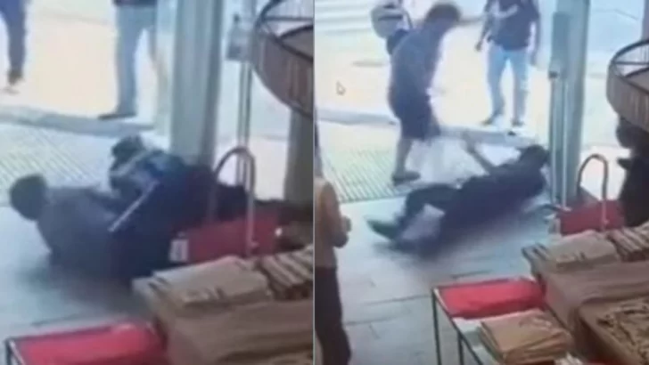 Video: una mujer policía fue atacada por un conductor en Recoleta