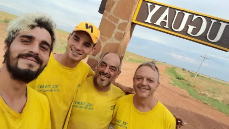 ¡Lo lograron!: la emoción de “el Tano” Cafiel y su equipo al regresar de Corrientes