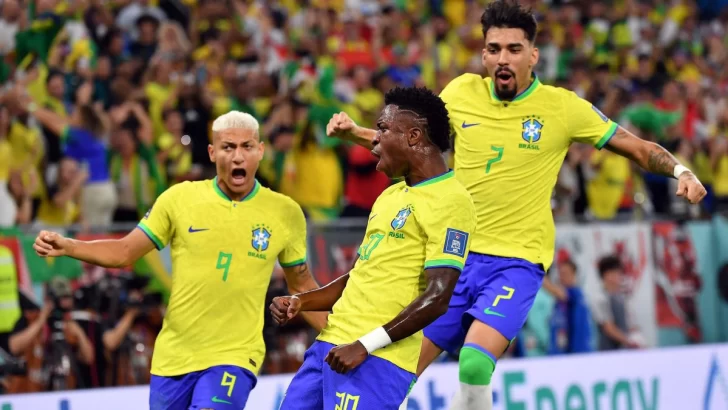 Brasil aplastó a Corea del Sur