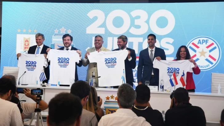 Argentina, Uruguay, Paraguay y Chile, juntos por “el sueño” de ser sede del Mundial 2030