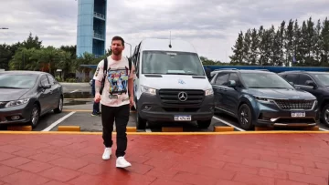 Argentina ya tiene a Messi para los festejos del campeón mundial