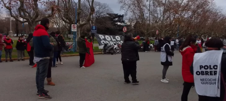 Protesta frente al municipio por los detenidos en Jujuy