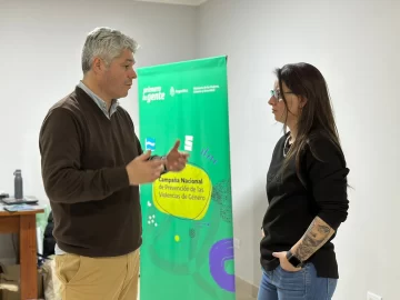 Mauro Velázquez estuvo en jornada de prevención de violencia con la Ministra de Mujeres de Nación