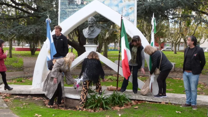 Celebraron el Día del Inmigrante Italiano con una ceremonia en la plaza