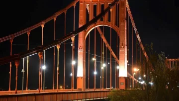 Hoy cumple 92 años el Puente Colgante, un orgullo de todos los necochenses
