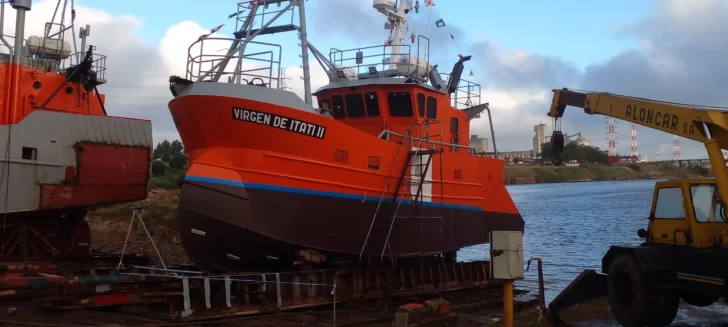 Fue botado un nuevo pesquero construido en el astillero Aloncar