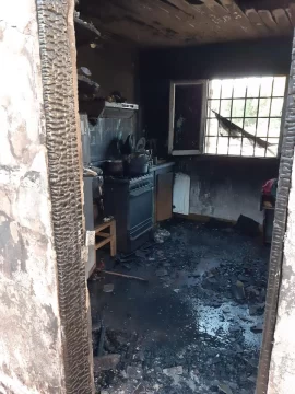 Recibirán donaciones para familia afectada por incendio