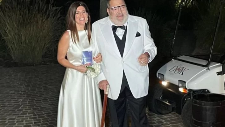 Se casaron Jorge Lanata y Elba Marcovecchio