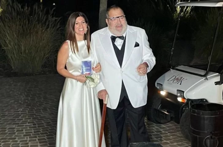 Se casaron Jorge Lanata y Elba Marcovecchio