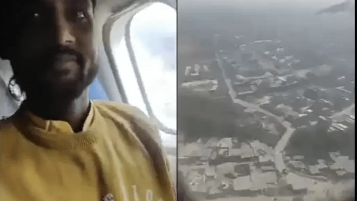 El impactante video que un pasajero subió a sus redes durante la tragedia aérea de Nepal