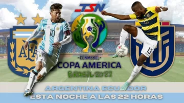 Argentina se enfrenta ante Ecuador en su primer partido eliminatorio de la Copa América