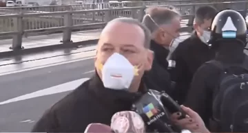 Berni, enojado con el operativo de la Policía Federal en Puente La Noria