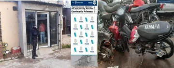 Recuperan una moto robada tras allanamiento en Quequén