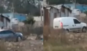 Video: aprovechó el corte de transportistas para cobrar un “peaje paralelo”