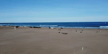 Hermosa jornada de sábado en la ciudad. Imágenes del dron de TsnNecochea