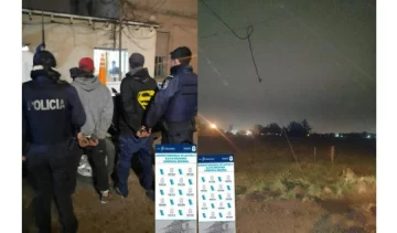 Atrapan a dos jóvenes que estaban robando cables en Quequén