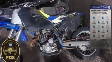 Quedó aprehendido por circular en una moto con motor adulterado