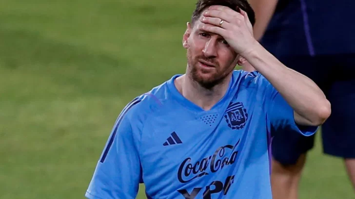 Preocupación en la Selección: Messi tiene molestias físicas en la previa del choque ante México