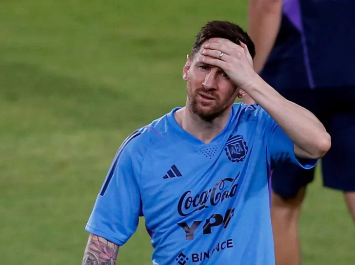 Preocupación en la Selección: Messi tiene molestias físicas en la previa del choque ante México