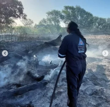 Nuevo incendio forestal: se quemaron más de 100 hectáreas en la zona de Las Cascadas