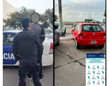 Aprehendido por romper un auto que estaba estacionado en avenida 2