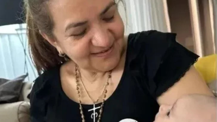 La emotiva foto de la mamá de Fernando Báez Sosa con la beba de Burlando