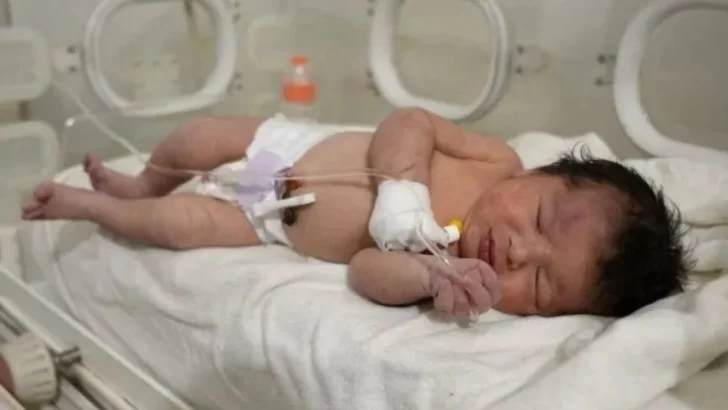 Milagro en Turquía: rescataron a una bebé unida a su madre por el cordón umbilical
