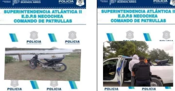 Atrapan en la ribera a un sujeto que circulaba en una moto robada