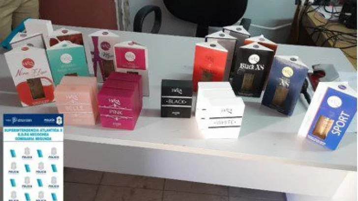Vendedores de perfumes infraccionados por carecer de autorización
