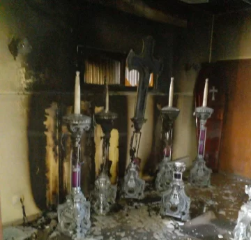 Se incendió una de las salas velatorias de la Usina mientras preparaban un servicio