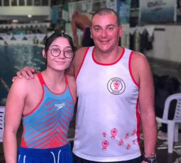 Récord nacional para la nadadora necochense Guadalupe Angiolini