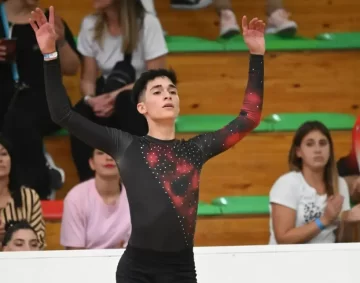 El patinador necochense Kenji Farías es subcampeón nacional de la divisional B