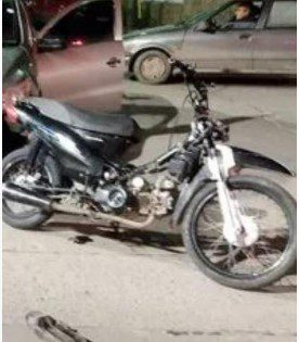Recuperó la moto que le robaron, pero está literalmente destruida