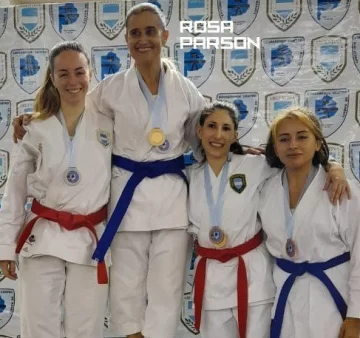 Medallas de Oro y Plata para la karateca necochense Rosa Parson