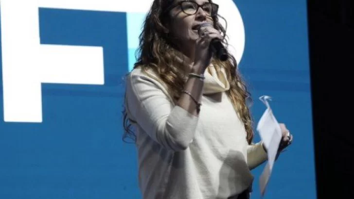 Jimena López, una de las oradoras del congreso del Frente Renovador