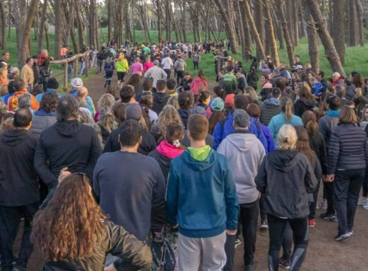 Gran cantidad de corredores participaron del primer Desafío del Parque