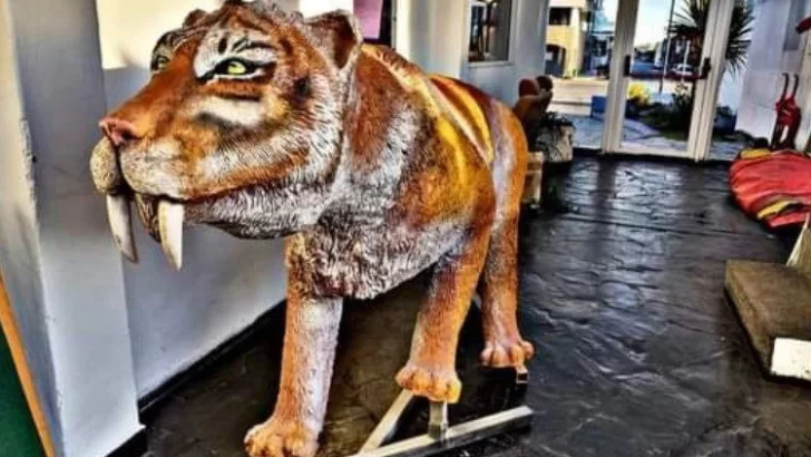 El Tigre Diente de Sable ya tiene su escultura