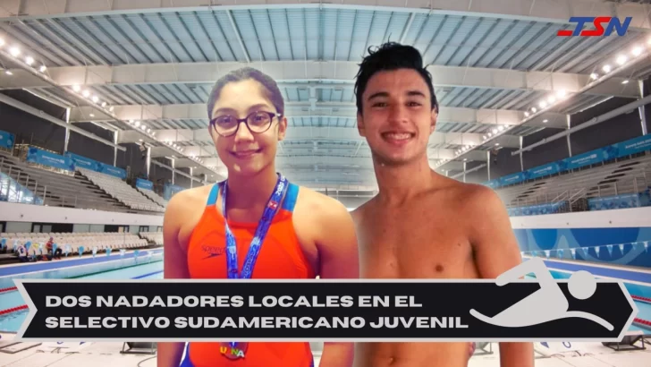 Dos necochenses en el selectivo sudamericano de natación