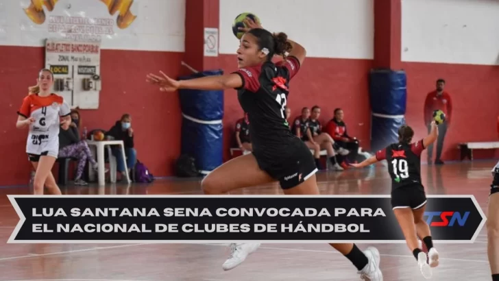 La jugadora Lua Santana Sena convocada al Nacional de Clubes de hándbol