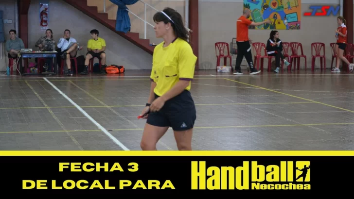 Nueva fecha del hándbol para Handball Necochea