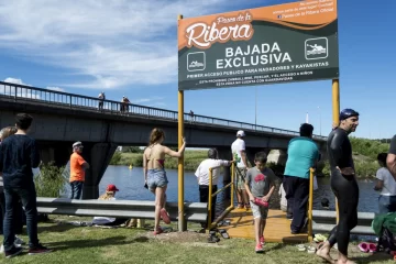 Se disputó la Posta Americana este sábado en el río Quequén
