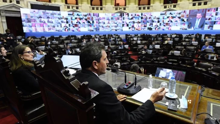 Senado y Diputados sesionan hoy en forma virtual por primera vez en su historia