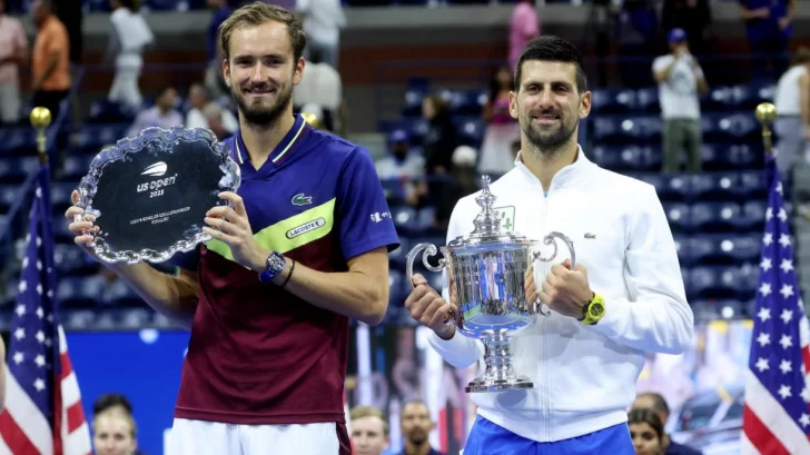 Djokovic venció a Medvedev en sets corridos y ganó su cuarto US Open