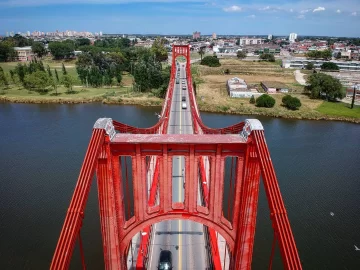 Hace 91 años se inauguraba el Puente Colgante