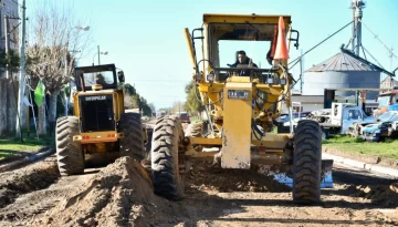 Mejoran la transitabilidad en las calles de tierra de Quequén