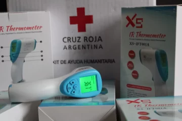 Cruz Roja Argentina entregó 75 termómetros infrarrojos al municipio