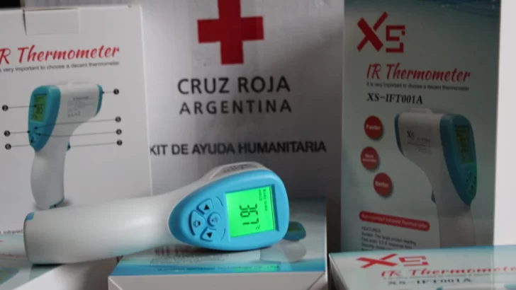 Cruz Roja Argentina entregó 75 termómetros infrarrojos al municipio