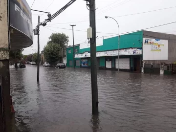 Llovieron 40 milímetros en menos de una hora